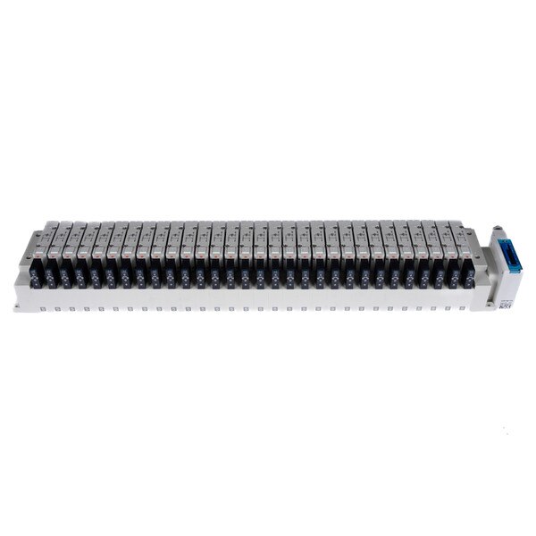 back view of solenoid with valves